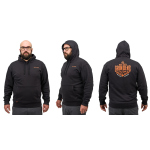 Mikina GRUNDÉNS Displacement DWR Logo Anchor - Black