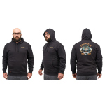 Mikina GRUNDÉNS Displacement DWR Tuna Tattoo - Black