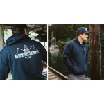 Mikina GRUNDÉNS Logo Boat - Dark Navy