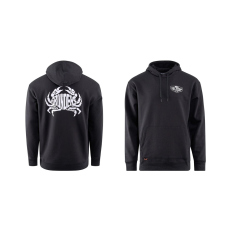 Mikina GRUNDÉNS Eat Your Words DWR HD - Black Crab