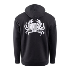 Mikina GRUNDÉNS Eat Your Words DWR HD - Black Crab