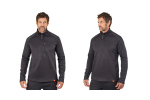 Termo mikina GRUNDÉNS Grundies 1/2 Zip - Black