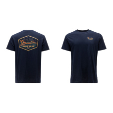 Tričko GRUNDÉNS Dark Seas X Watercraft - Dark Navy