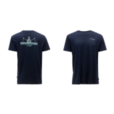 Tričko GRUNDÉNS Logo Boat - Dark Navy