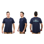 Tričko GRUNDÉNS Logo Boat - Dark Navy