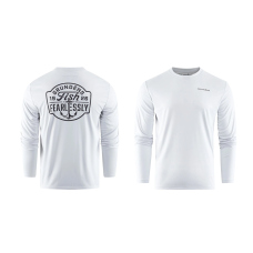 UV tričko GRUNDÉNS Fish Fearlessly LS Tech Tee - Grey Mist UV tričko GRUNDÉNS Fish Fearlessly LS Tech Tee - Grey Mist