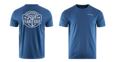 UV tričko GRUNDÉNS Fish Fearlessly Tech Tee - Blue Abyss