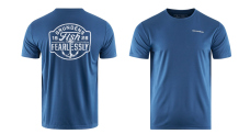 UV tričko GRUNDÉNS Fish Fearlessly Tech Tee - Blue Abyss