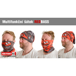 Multifunkční tunelový šátek REDBASS