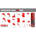 Multifunkční tunelový šátek REDBASS