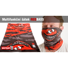 Zimní multifunkční tunelový šátek REDBASS
