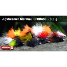 Jigstreamer Marabou REDBASS 3 g Jigstreamer Marabou REDBASS 3 g