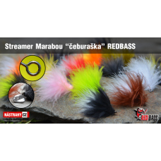 Streamer Marabou "čeburaška" REDBASS