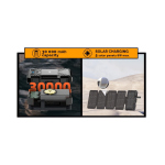 Solární outdoorová powerbanka VIKING TYR III - 30 000 mAh