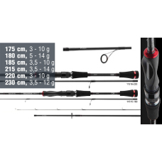 Přívlačový prut Daiwa Ballistic X UL