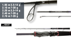 Přívlačový prut Daiwa Tournament SW AGS Jiggerspin