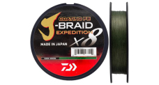 DAIWA splétaná šňůra J-BRAID Expedition X8 150 m - Dark Green DAIWA splétaná šňůra J-BRAID Expedition X8 150 m - Dark Green