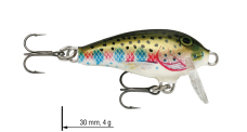 Wobler jednodílný Mini Fat Rap 3 cm RAPALA 