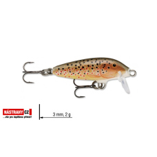 Wobler jednodílný Original Floating RAPALA 3 cm