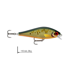 Wobler jednodílný Super Shadow Rap RAPALA 11 cm