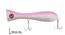 Wobler hladinový Dumbbell Popper 150 River2Sea 