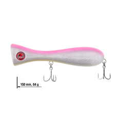 Wobler hladinový Dumbbell Popper 150 River2Sea 