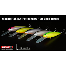 Wobler 3STAN Fat minnow 100 deep runner